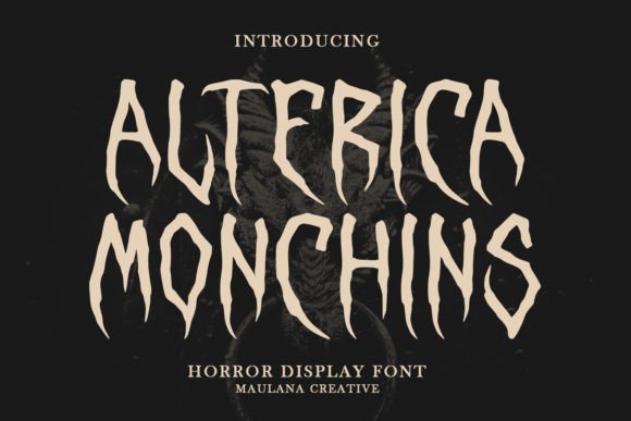 Alterica Monchins: The Whimsical Display Font for Marketers