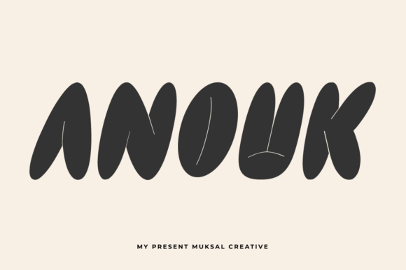 Anouk: A Joyful Display Font for Branding Projects
