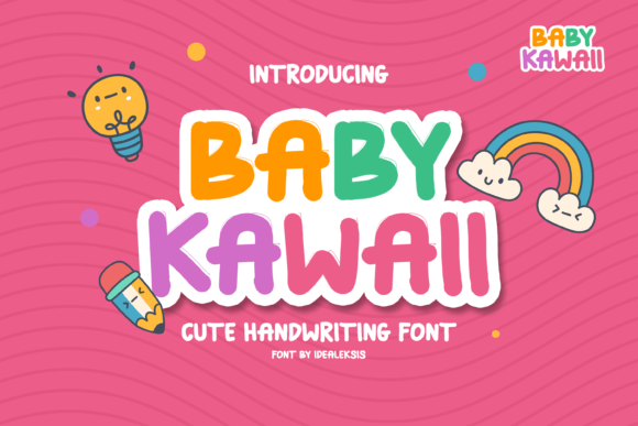 Baby Kawaii: A Playful Display Font for Editorial Projects