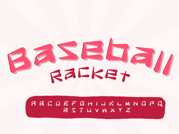 Baseball Racket: A Display Font That Demands Attention