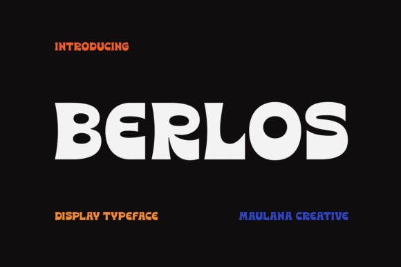 Berlos Typeface: A Playful All-Caps Display Font for Brands