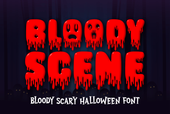 Bloody Scene: A Halloween Font That Actually Works in Campaigns