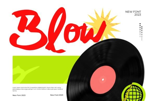 Blow Display Font: Bold Type for Crafters & Sellers