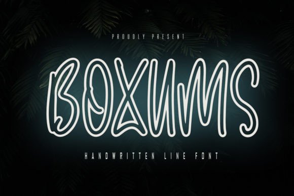 Boxums: The Elegant Double Line Font for Crafters and Makers