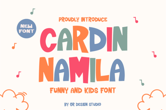 Cardin Namila: A Playful Display Font Packed with Campaign Charm