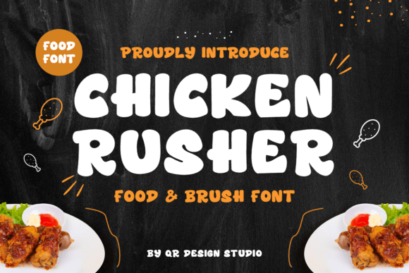 Chicken Rusher: A Quirky Display Font for Marketers and Creators
