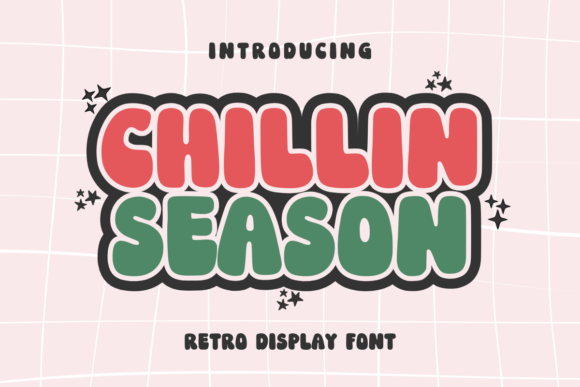 Chillin Season Font: Cool Retro Vibes for Your Crafts