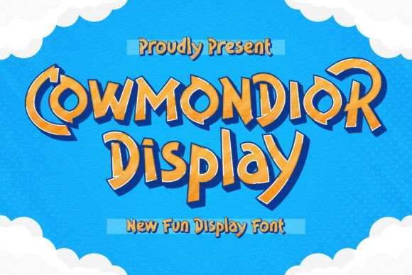 Cowmondior: The Sweet Display Font for Marketing Visuals