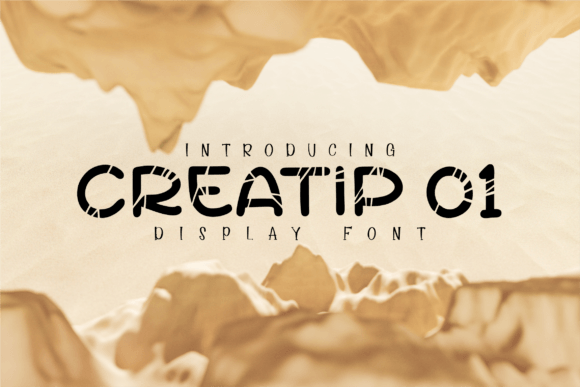 Creatip 01: The Display Typeface That Elevates Your Brand