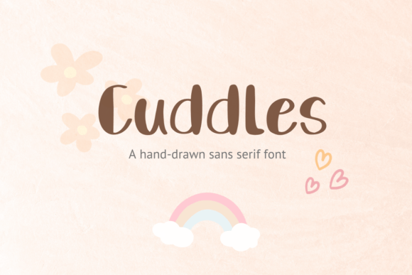 Cuddles: A Playful Display Font for Web Design