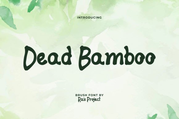 Dead Bamboo Font Turns Campaign Typography Into a Clear Visual Signal