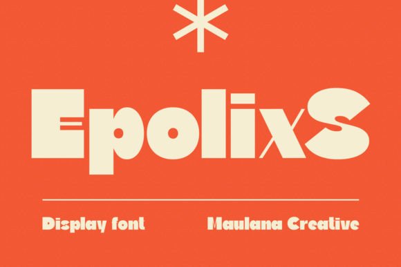 Epolixs: A Distinctive Display Font for Creative Projects