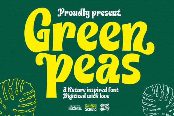 Green Peas: A Fresh Display Typeface for Memorable Branding