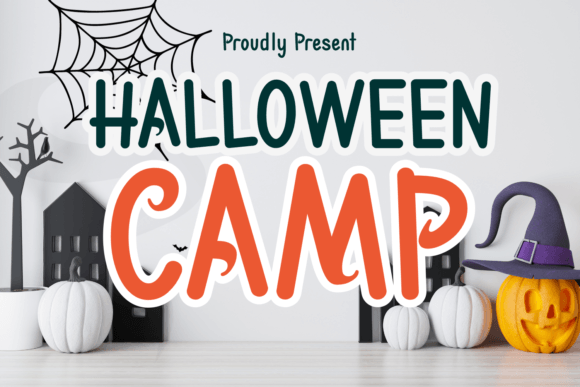 Halloween Camp Font for Seasonal Editorial Layouts