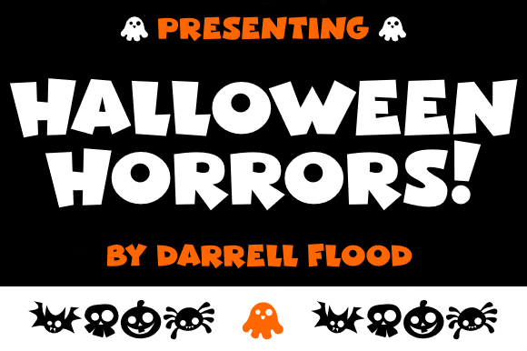 Halloween Horrors: A Charming Display Font for Editors