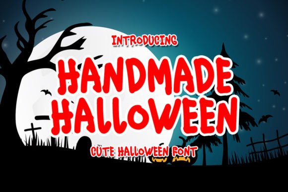 Handmade Halloween: A Display Font for Creative Branding