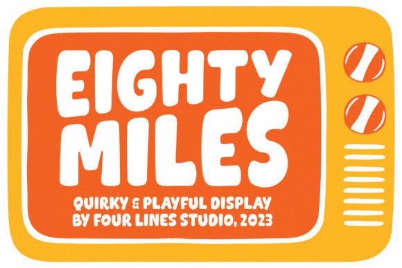 How the Eighty Miles Font Brings Bold Energy to Web Design