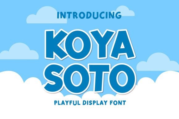 Koya Soto: A Playful Font for Bright Editorial Design