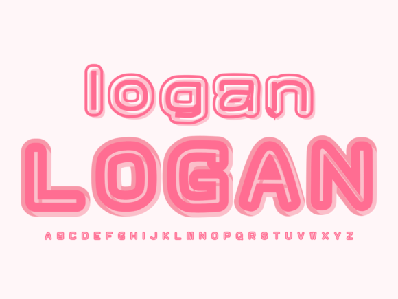 Logan: A Playful Display Typeface for Editorial Design