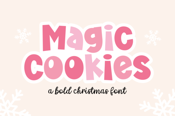 Magic Cookies: A Jolly Display Font for Small Businesses