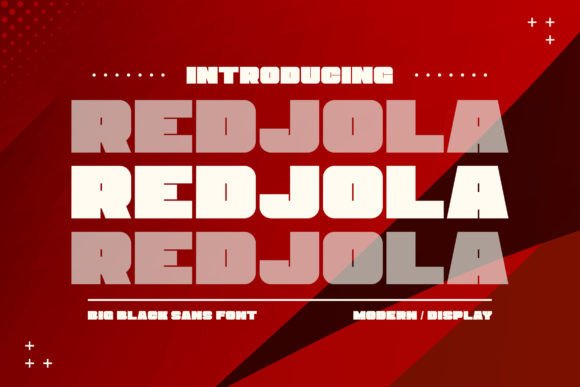Make a Bold Statement with the Redjola Font