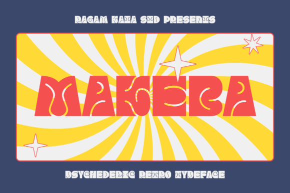 Makeba Display Font: Psychedelic Soul for Editorial Headlines