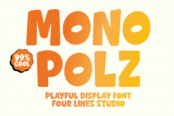 Mono Polz: A Playful Display Font for Editorial Design