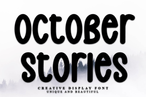 October Stories: A Display Typeface for Editorial Projects