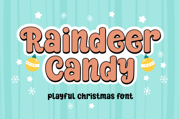 Reindeer Candy Font Brings Festive Clarity to Campaigns