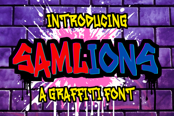 Samlions Font: Bold Urban Style for Your Brand