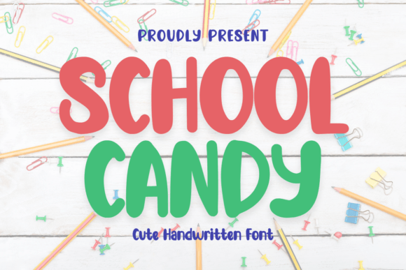 School Candy: A Warm Handwritten Font for Makers