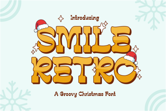 Smile Retro: A Groovy Christmas Font for Crafters