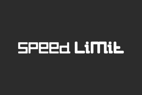 Speed Limit Font: A Display Typeface for Web Design