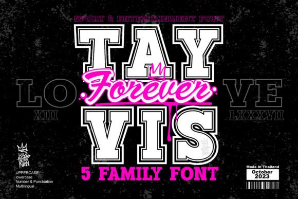 Tayvis Forever: A Display Font That Makes Campaigns Unskippable