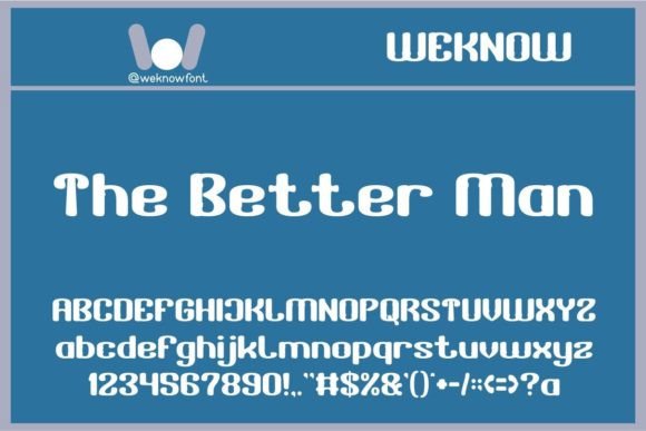 The Better Man: A Display Font for Web Design Impact