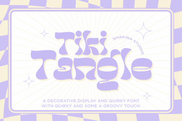 Tiki Tangle: The Retro Font Crafters Crave